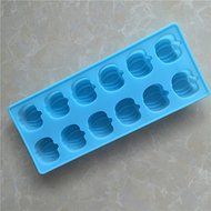 Longzang 12 Cavity Halloween pumpkin Silicone Mold for Cake Chocolate Ice Tray Panna Cotta Pudding Jello Shot... N2