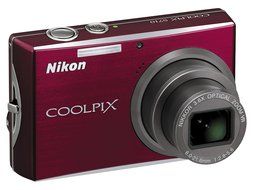Nikon Coolpix S710 14.5MP Digital Camera with 3.6x Wide Angle Optical Vibration Reduction (VR) Zoom (Deep Red)...
