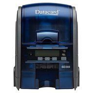 Datacard SD360 Dual Sided ID Card Printer Duplex ISO Magnetic Stripe 100-Card Input Hopper (H1.M1.D1) 535504-002