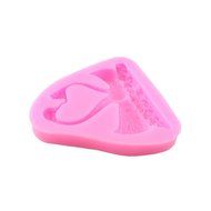 HT BAKEWARE | Flower Love Swan Silicone Mold N3