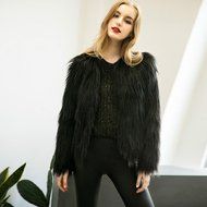Outerwear,Morecome Ladies Warm Faux Fur Fox Coat Jacket Winter Outerwear N7