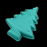 Bakeware &amp; Tools Baking Pastry Mould Christmas Tree Design Silicone Mold For Fondant Pudding Jelly Breads Brownie... N2