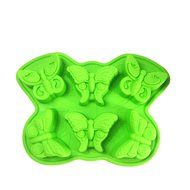 Always Your Chef 6 Cavities Butterfly Shaped Silicone MINI Cake Baking Cups Candy Making Molds Chocolate DIY Molds...
