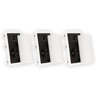 Theater Solutions CS6W In Wall 6.5" Speakers Surround Sound Home Theater 3 Speaker Set CS6W-3S