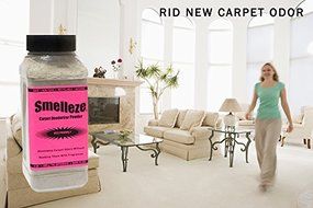 SMELLEZE Natural Carpet Odor Removal Deodorizer: 2 lb. Powder Removes Stench Fast N4