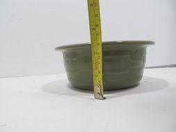 Longaberger Woven Traditions Pottery Small Single Bundt Pan, Sage N4