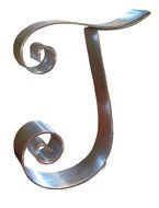 Hortense B. Hewitt Wedding Accessories Metal Scroll Cake Top, Letter M, 5-Inch Tall N18