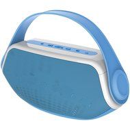 Sylvania SP233-Blue Wireless Bluetooth Portable Boombox, Blue N2