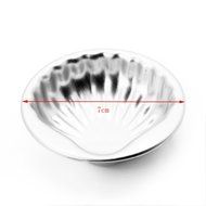 DUFUSTORE 1pcs Shell Aluminum Mold Cookie Cake Dessert Handmade Soap Muffin Bakeware Pan N2