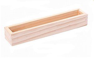 Ryeky New Arrival Baking Tool Cookie Souffle Rectangular Wooden Cookies Shaping Device N3