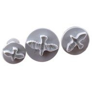 Joylive Fondant Cake Bread Decorating Sugarcraft Mold Cookie Plunger Cutters Mould Tools Doves