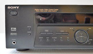 SONY STR-K740P SILVER FM STEREO FM AM RECEIVER 5.1 CHANNEL DIGITAL AUDIO/VIDEO CONTROL CENTER 80 WATTS
