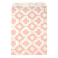 Wrapables 25 Count Clover Print Party Treat Bags, Aqua N7