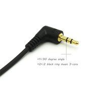 Coiled 3.5mm Jack Audio Cable - Riipoo 5 Feet 90 Degree Angle 3 Pole TRS 3.5mm Male to Female Stereo Jack Audio... N4