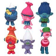 Cute! DreamWorks Trolls Poppy Doll Mini Figures Collectable Doll Choose Character Cake toppers N2