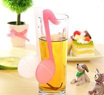 5PCS Music Note Fashion Convenience Tea leaf Strainer Spoon Teaspoon Infuser Filter N2