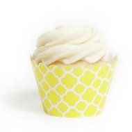 Dress My Cupcake Lavender Spanish Tile Cupcake Wrappers, Set of 12 N7