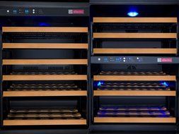 Allavino FlexCount 2X-VSWR56-1BWT 112 Bottle Dual Zone Wine Coolers - Side by Side - Black Doors