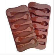 1PCS Spoon Shape Silicone Mold, Jelly, Chocolate, Soap ,Cake Decorating N2