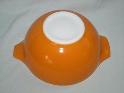 Vintage 1950&#039;s Pyrex Orange 1 1/2 Quart Glass Cinderella Mixing Batter Nesting Bowl #442 N2