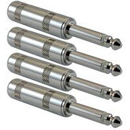 GLS Audio 1/4" Plugs for Speaker Cables, Patch Cables, Snakes - TS Male Mono 1/4 Inch Phono 6.3mm Phone Plug Bulk... N4