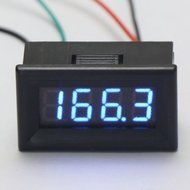 RioRand 0.36" 0-300A DC Ammeter Mini Panel Current Meter Blue LED Tester Digital Amperemeter