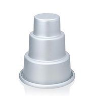H504 Three-Tier Cupcake Pudding Chocolate Cake Mold Baking Pan Mould N2
