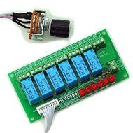 Electronics-Salon 6 Channel Unbalanced Stereo or Balanced Mono Audio Input Selector Relay Module N5