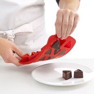 Lekue Silicone Chocolate Mold, Model # 0217115R01M017, Cube, Red