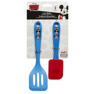 Zak Designs MMON-S070 Mickey &amp; Minnie 2 Piece Kids Baking Set, Decorated