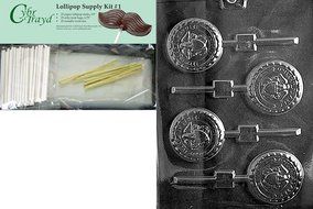 Cybrtrayd J099 Navy Pop Jobs Chocolate Candy Mold N2