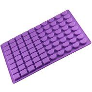 Mujiang 80-Cavity Silicone Molds for Making Homemade Chocolate Candy Gummy Jelly N4