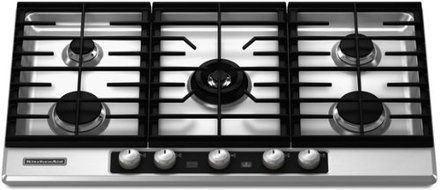 Kitchenaid KFGU766VSS 5 Burners Stainless Steel Clear Coat Surface Architect Series II
