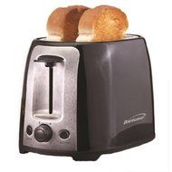 Brentwood 2 Slice Cool Touch Toaster ; Red and Stainless Steel consumer electronics