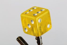Dice Crocodile Clip (Red) N21