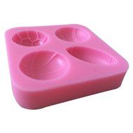 4 Strings Of Pearl Fondant Sugar Paste Bead Mold Clay Chocolate Mould Cake Decorating Tools Yihuily N15