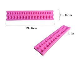 HUAL Bead Chain Silicone Fondant Mould Purse Bag Cake Mold Sugarcraft Decorating Tool Cake Decorating Pastry Gum...
