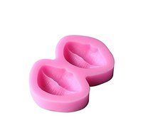 Generic Silicone 3D Lips Shape Silicone Mold for Fondant Cake Mold Bakware Tools Soap Sugar Tool N4