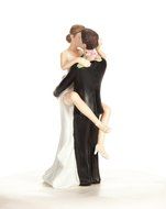 Funny Sexy Wedding Bride and Groom Cake Topper Figurine By Wedding Collectibles N6