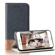 Case iPhone 7 Plus Cover,TechCode Smart Pattern Folio Stand with Card Slot Design Wallet Type Flip PU Leather... N19