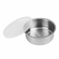 Quadruple Time 5 PCS Mixing Bowls Cookware Stainless Steel Food Storage Container Set N2