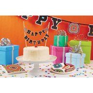 French Bull Birthday Cake- Foil Cake Banner Topper N8