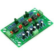 Electronics-Salon Stereo MC Phono RIAA Preamplifier Module Board, Preamp, OPA2134 N2