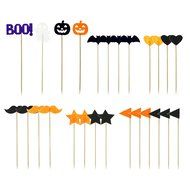 Bilipala Halloween Funny Cupcake and Cake Toppers Picks Decorations, Halloween Theme Party Supplies Decor, 27... N4