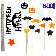 Bilipala Halloween Funny Cupcake and Cake Toppers Picks Decorations, Halloween Theme Party Supplies Decor, 27... N5