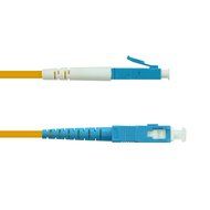 Beyondtech 3m (9ft) LC-SC 9/125 OS1 Duplex Singlemode PVC Fiber Optic Cable N2