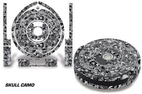Skin Decal Wrap For iRobot Roomba 650/655 Vacuum Stickers Accessory Kit SKULL CAMO