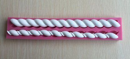 Anyana Fritters Shape Silicone Fondant Mold Cake Decorating Pastry Gum Pastry Tool Kitchen Tool Sugar Paste Baking...