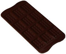 Silikomart Silicone Easy Chocolate Mold, Chocolate Bar, Small N6