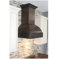 Z Line 369AW-36 1200 CFM Wooden Wall Mount Range Hood, 36", Antigua/Walnut